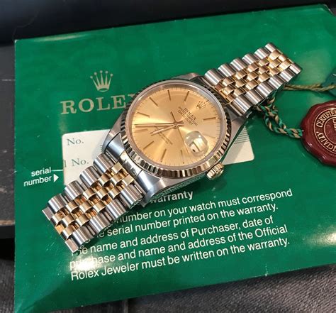 fs rolex 18k gold steel datejust box & papers vintage|FS: ROLEX 18K Gold/Steel 36MM DATEJUST W. BOX .